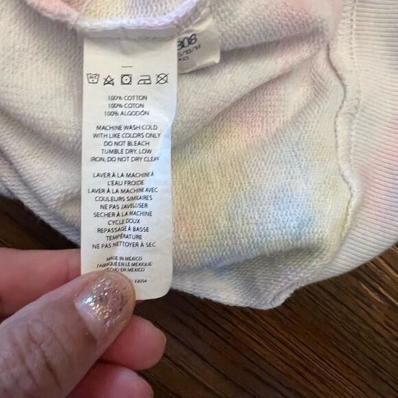 ANTHROPOLOGIE BACK WHEN Aspen mountain graphic sweatshirt size M tie dye cozy - Picture 5 of 7